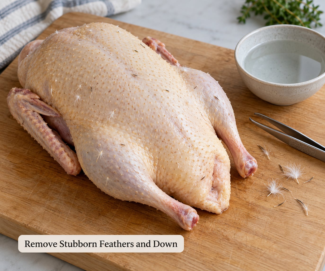 Remove Stubborn Feathers and Down