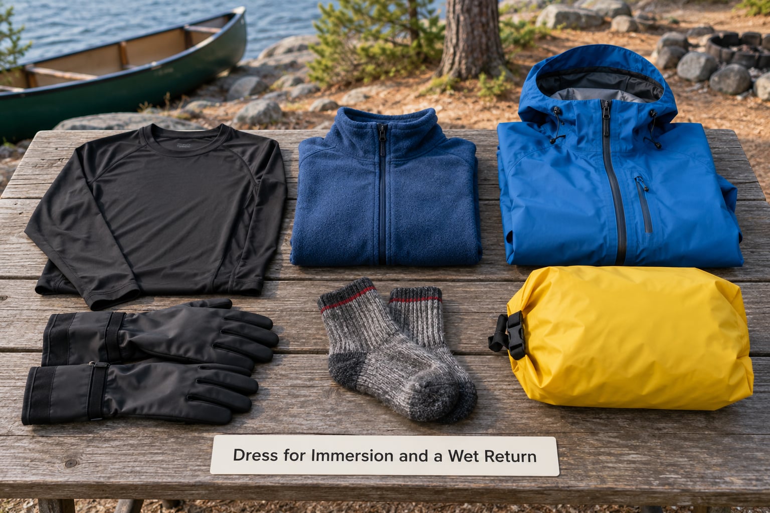 Dress for Immersion and a Wet Return