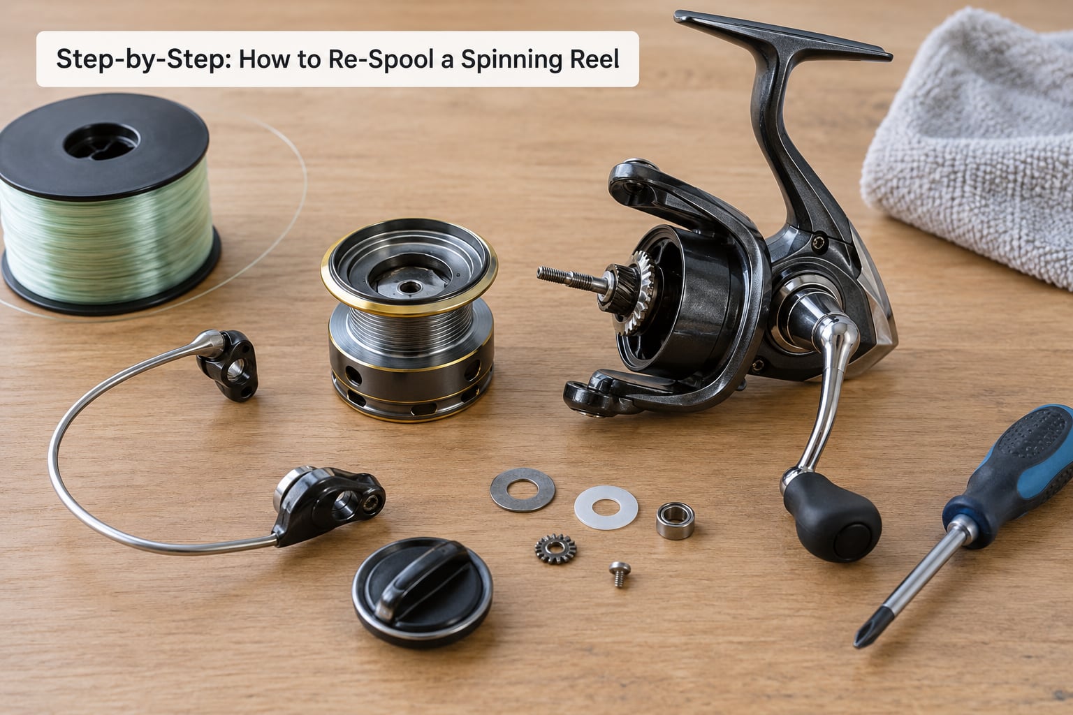 Step-by-Step: How to Re-Spool a Spinning Reel
