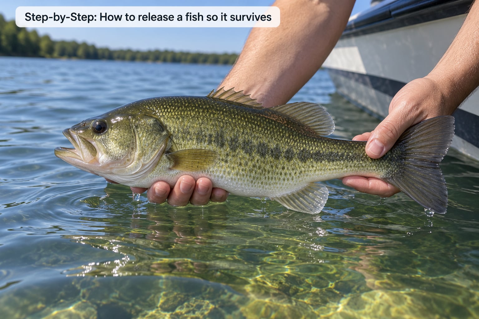 Step-by-Step: How to release a fish so it survives