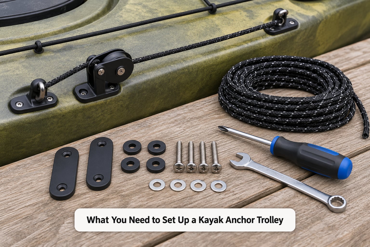 What You Need to Set Up a Kayak Anchor Trolley