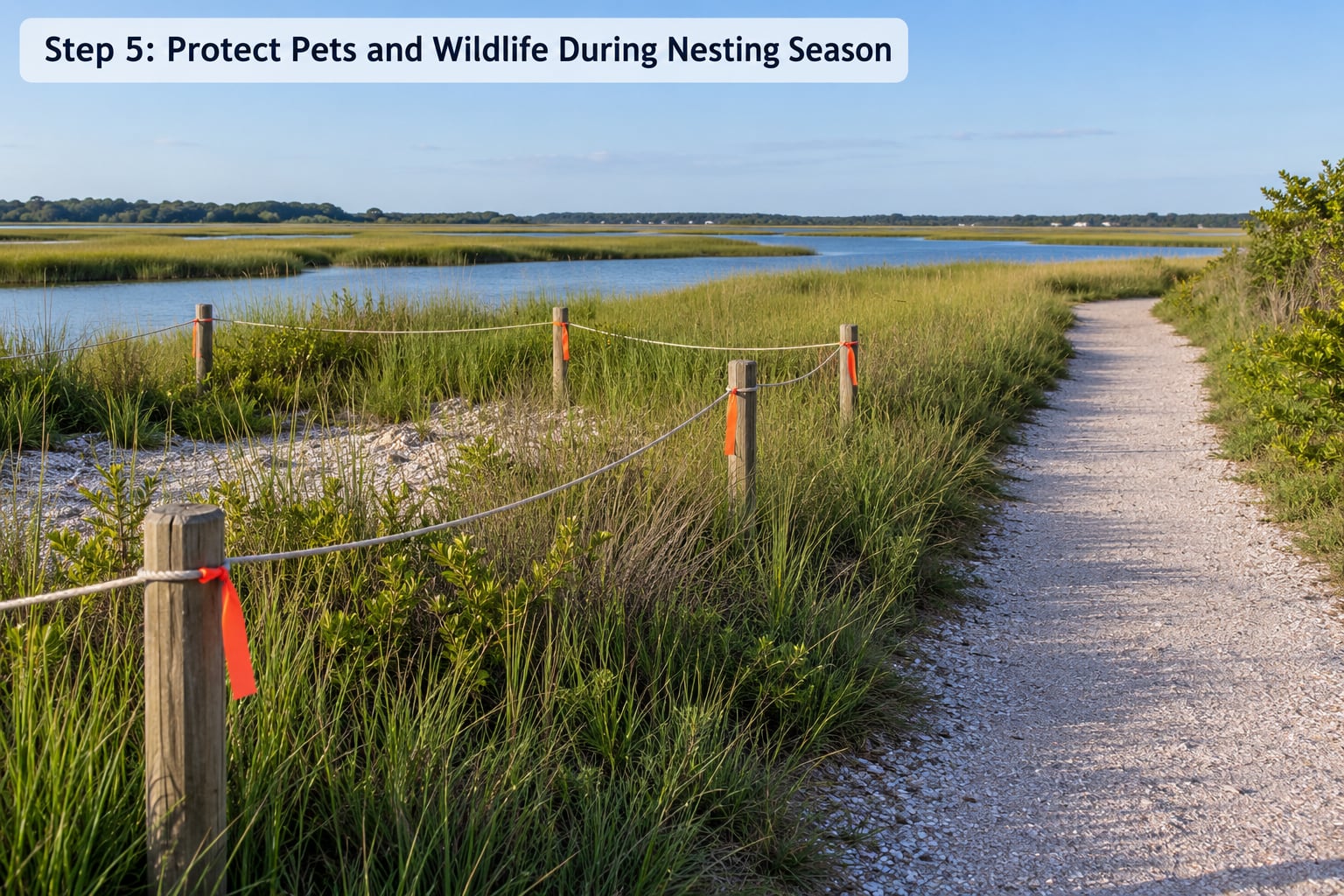 Step 5: Protect Pets and Wildlife During Nesting Season