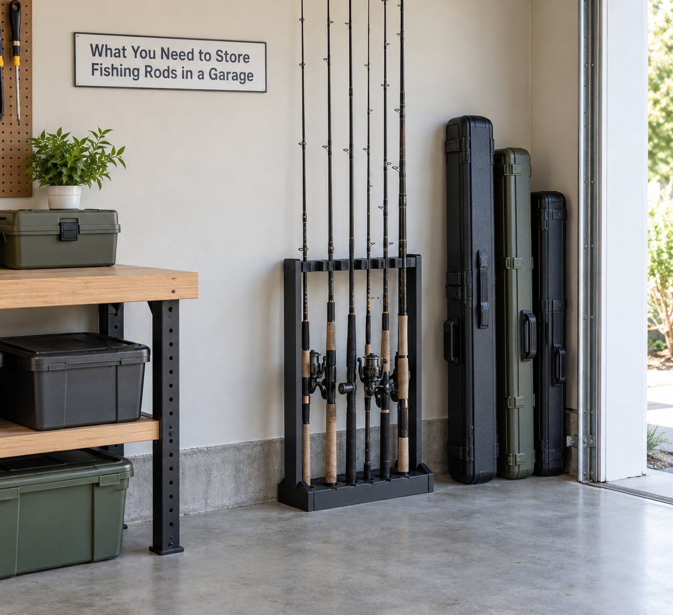 What You Need to Store Fishing Rods in a Garage
