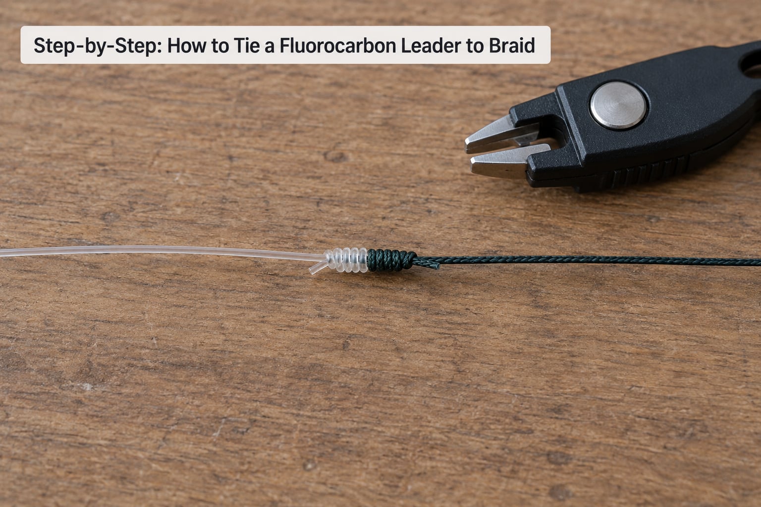 Step-by-Step: How to Tie a Fluorocarbon Leader to Braid