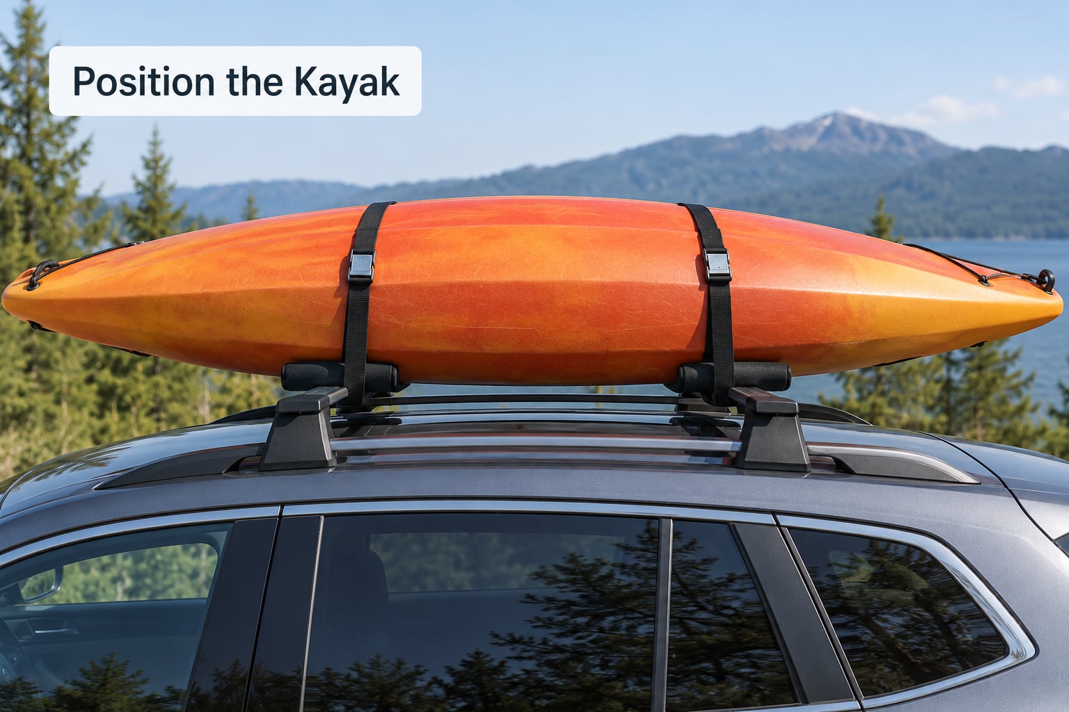 Position the Kayak