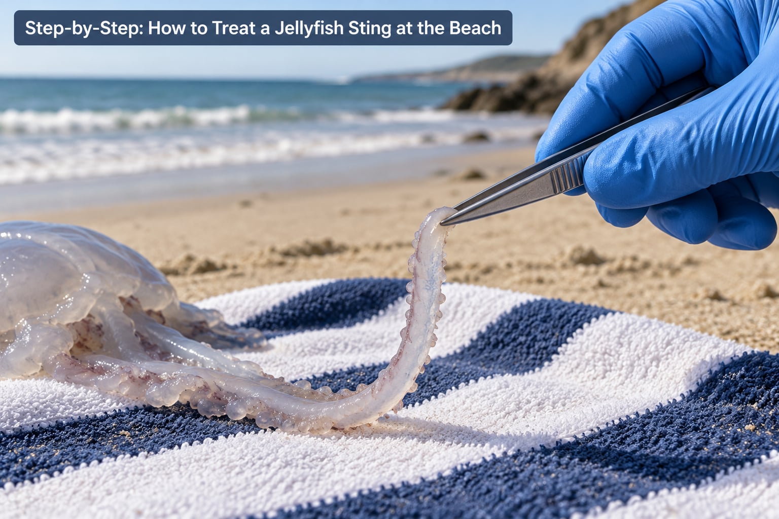 Step-by-Step: How to Treat a Jellyfish Sting at the Beach