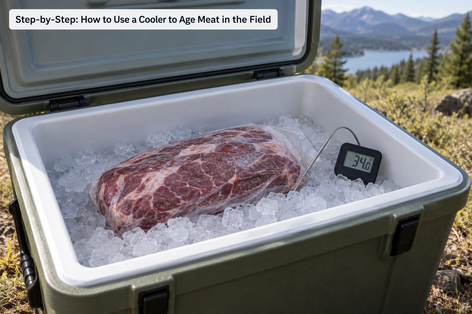 Step-by-Step: How to Use a Cooler to Age Meat in the Field