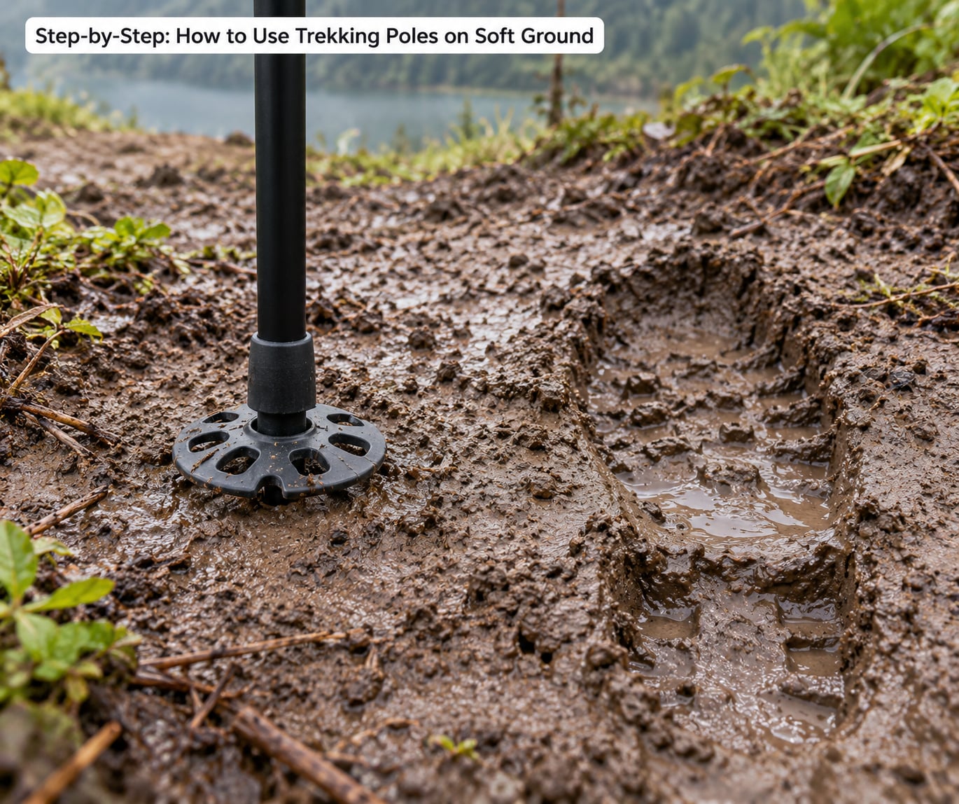 Step-by-Step: How to Use Trekking Poles on Soft Ground