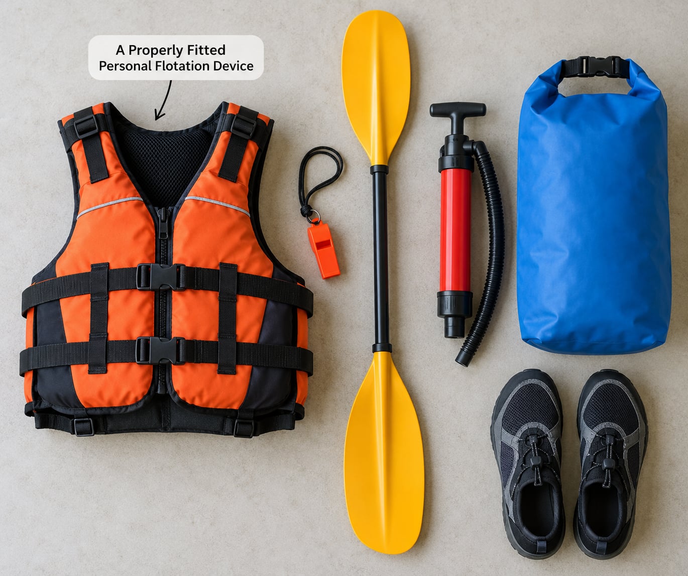 A Properly Fitted Personal Flotation Device