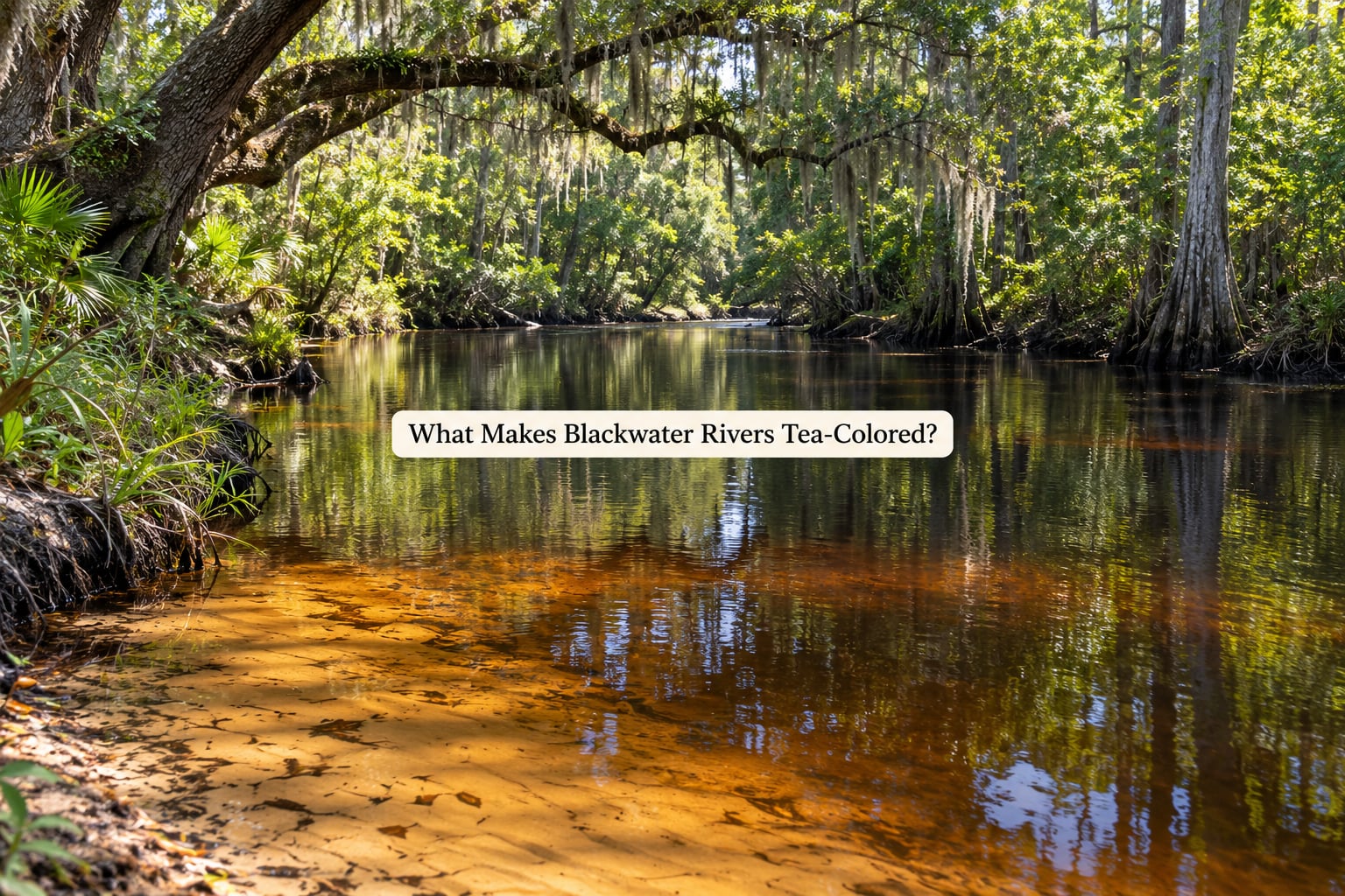 What Makes Blackwater Rivers Tea-Colored?