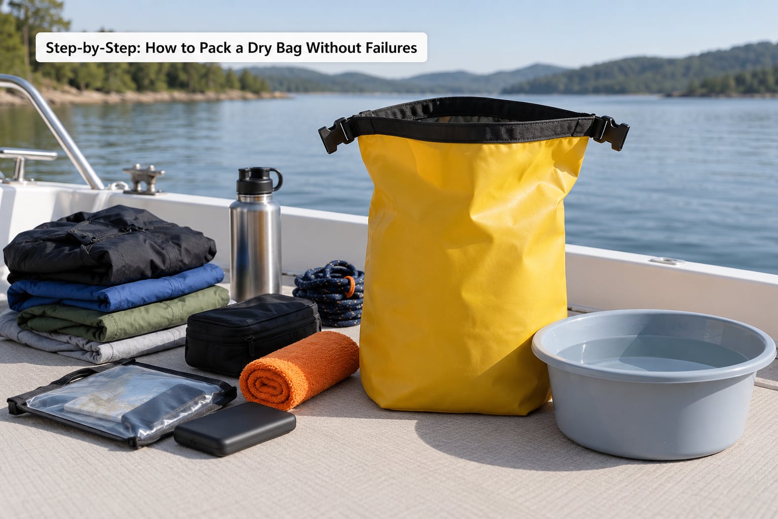 Step-by-Step: How to Pack a Dry Bag Without Failures
